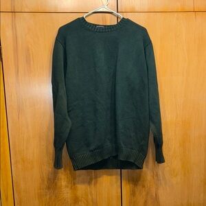 Brandy Melville Dark Green Crew Neck Sweater